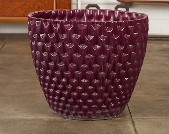 Phoenix-1 Planter in Purple Glaze by David Cressey for Architectural Pottery