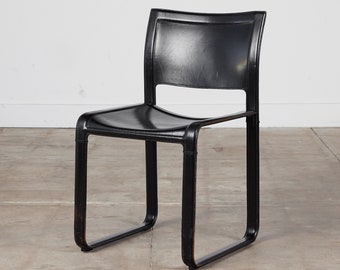 Matteo Grassi Leather Side Chair