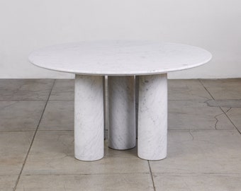 Mario Bellini Carrara Marble Dining Table for Cassina