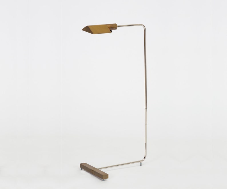 Cedric Hartman Brass Cantilever Floor Lamp Etsy