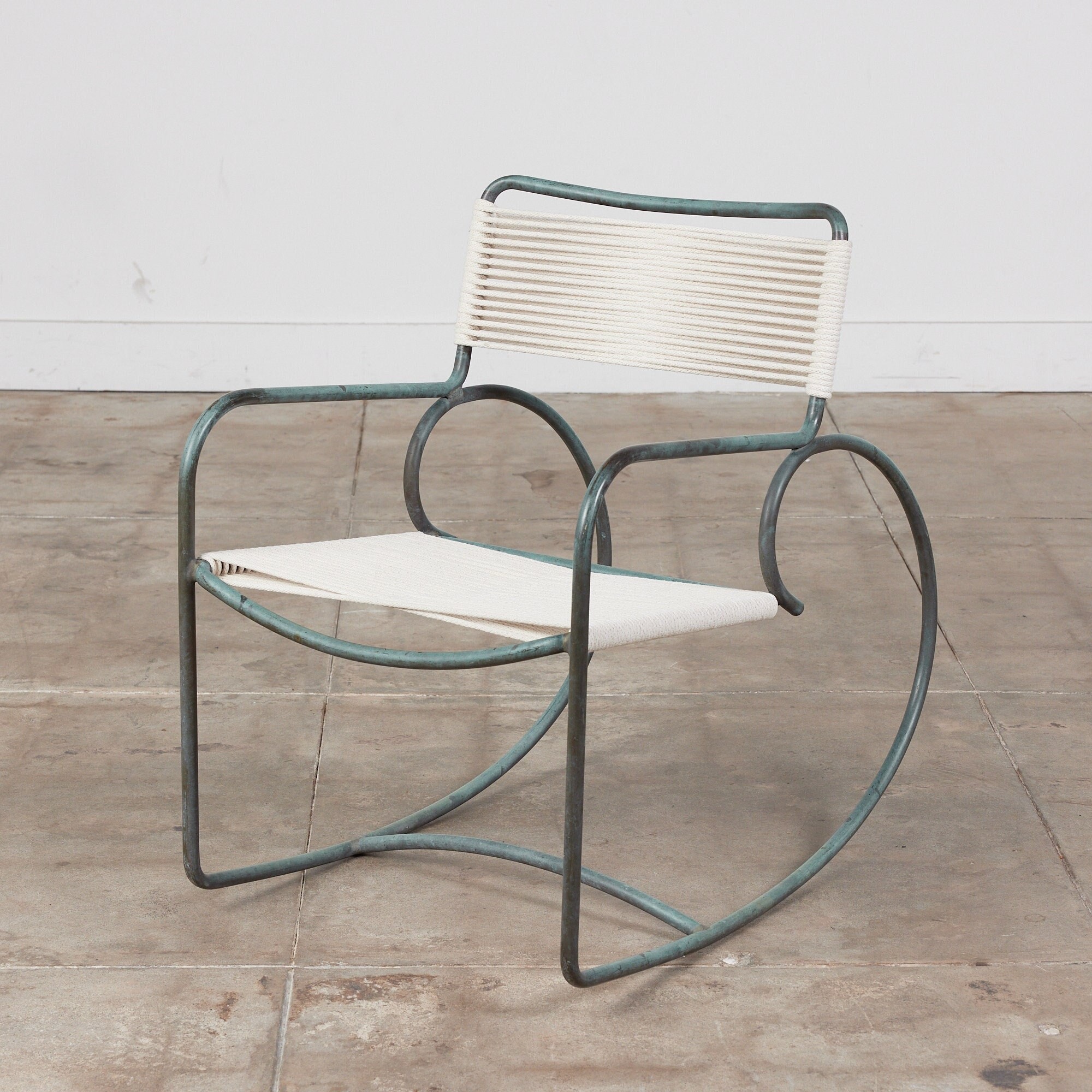 Walter Lamb for Brown Jordan Bronze Patio Rocking Chair Etsy UK