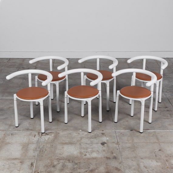 Set of Six Kartell Dining Chairs by Anna Castelli Ferrieri Etsy