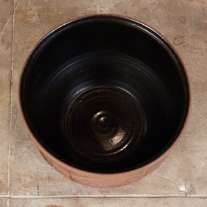 David Cressey and Robert Maxwell Sunburst Bowl Planter with Black Glazed Interior for Earthgender image 4