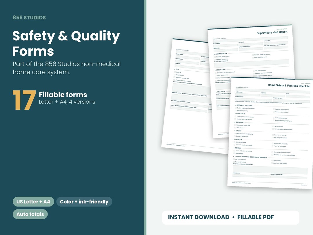 Pdf File Report Design Home Care Incident Report, Supervisory Visit, Client Satisfaction ...