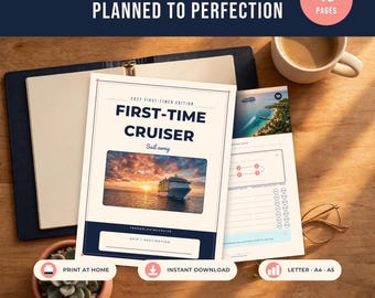 First-Time Cruiser 2027 Planner | 43-Page Printable Journal (Instant Download)