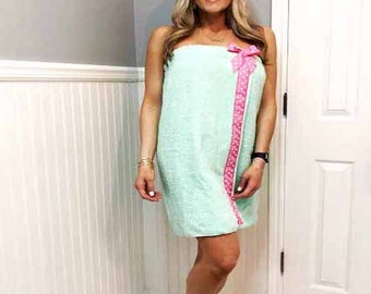 women's plus size bath wraps