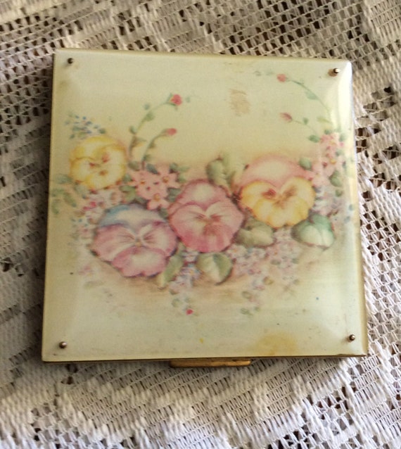 BEAUTIFUL! Fifth REX Avenue Ladies Compact w/Mirro