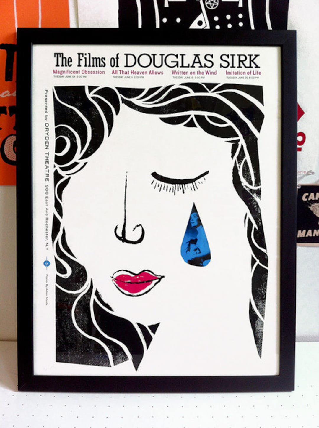 The Films of Douglas Sirk Screen Printed Poster