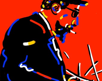 THELONIOUS MONK jazz poster