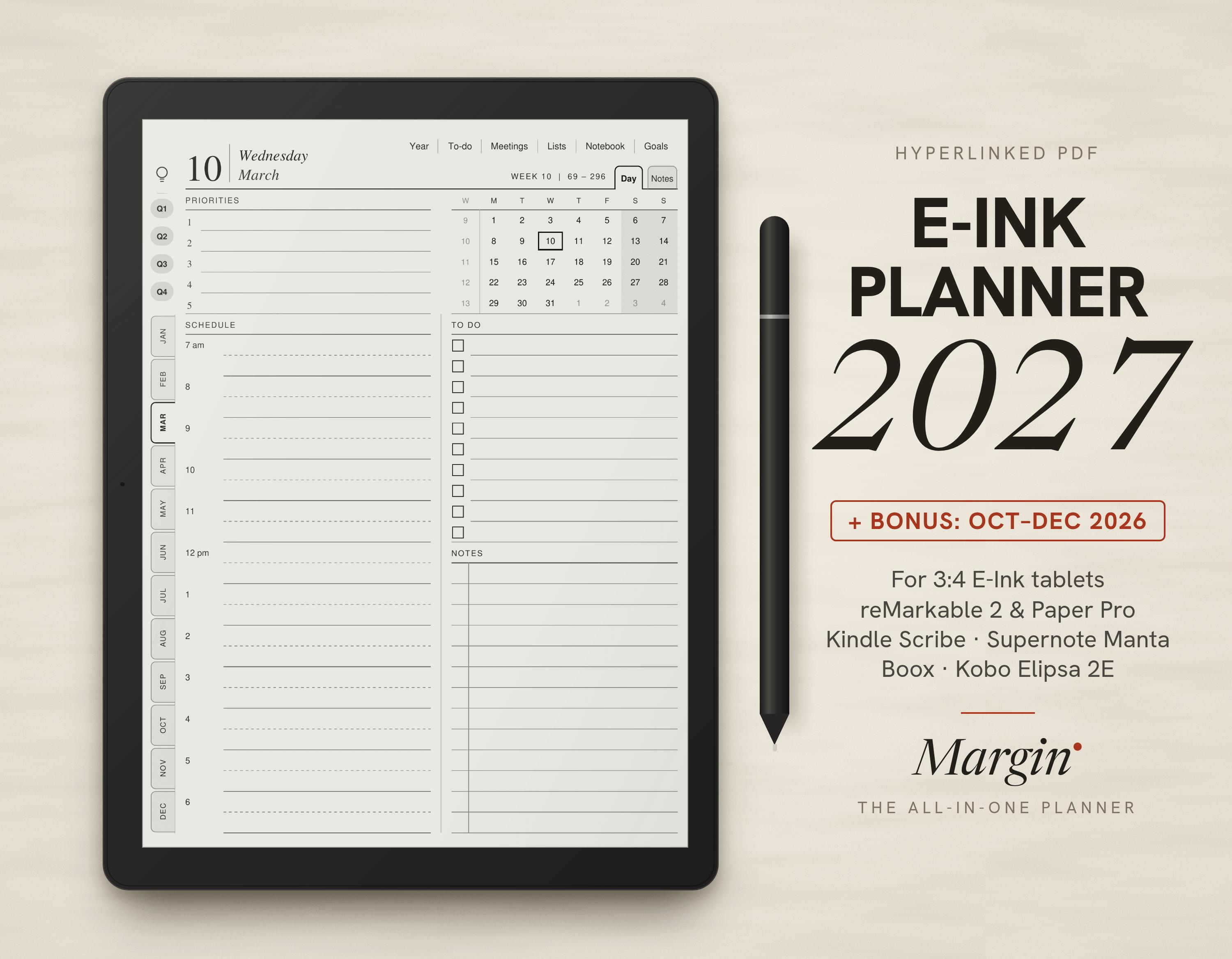 Margin Planner 2027: cover
