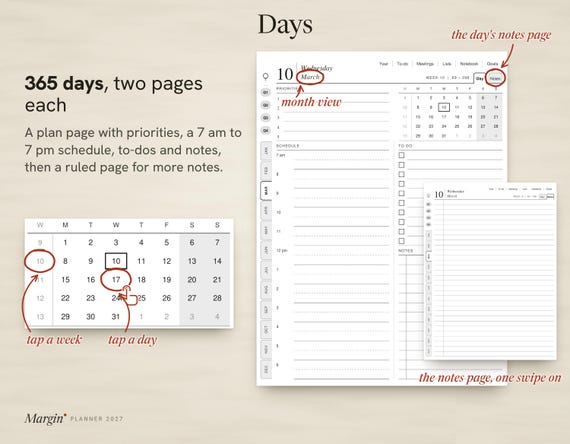 Margin Planner 2027: Days