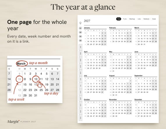 Margin Planner 2027: The year at a glance
