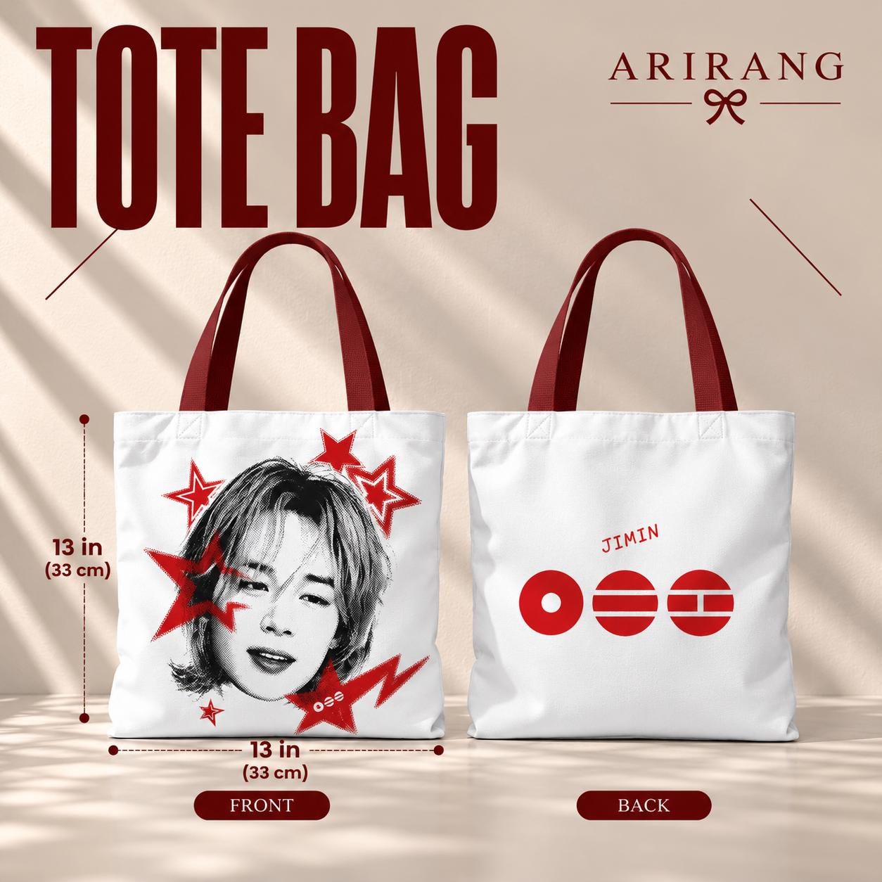 Bts Jimin Tote Bag - Etsy