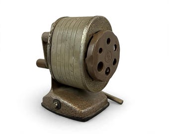Vintage Berol Pencil Sharpener — Suction Cup Base, Mounts Anywhere, No Screws or Holes