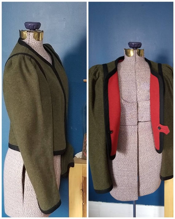 1960s Resi Hammerer jacket wool victorian style mi