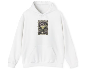 Midnight Margarita Tarot Cocktail Hoodie | Moonlit Bar Look
