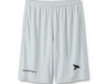 Soaring Raven graphic shorts | Athletic Pocketed Shorts