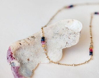 Sapphire Layering Necklace