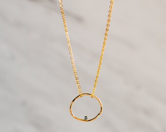 Siempre Birthstone Necklace