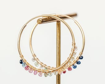 Arco Sapphire Earrings
