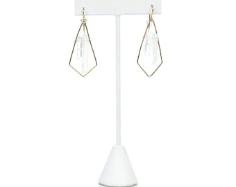 Geometric Crystal Earrings