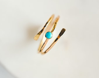 Tidal Wave Wrap Ring