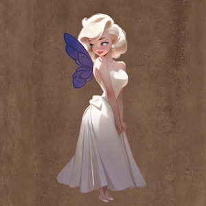 Peut inclure: Une couverture de carnet marron avec le texte CHLOE'S DIVINE NOTES manifestation notebook vol. I divine era 20-29 et une illustration d'une silhouette blonde en robe blanche avec des ailes de papillon violettes sur un fond texturé.