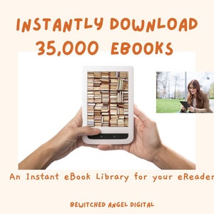 35 000 książek na czytnik e-booków - natychmiastowa biblioteka e-booków - pobieranie tego samego dnia