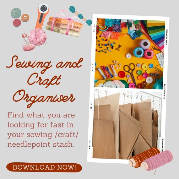 Digital Organiser for Sewing, Fabric, Patterns, Craft, Notions