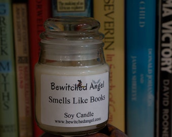 Smells Like Books Candle - Book Scented Candle - Book Smell Candle