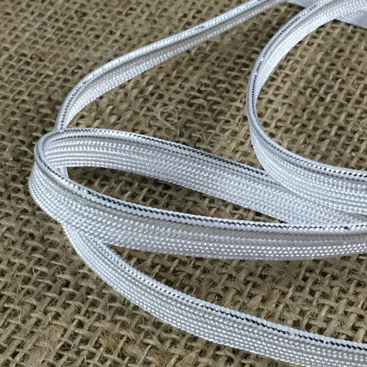 Trim Silver Piping Silver Weave Cord Edge Lip Cord 0.5 Etsy