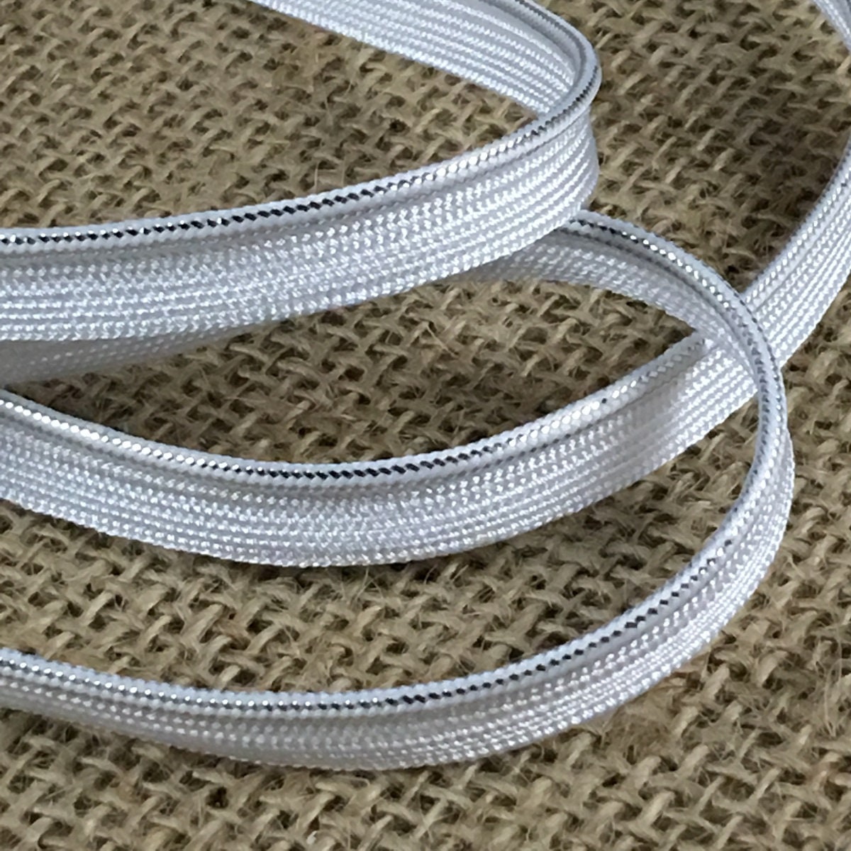 Trim Silver Piping Silver Weave Cord Edge Lip Cord 0.5 Etsy