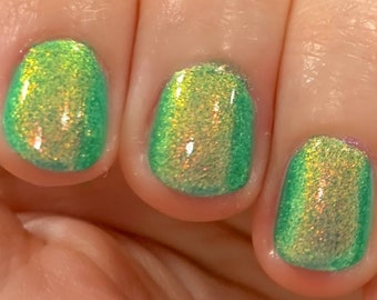 Go With The Glow - Grün Petrol Rot Orange Gelb Schimmer"Glow Pop Nail Polish Collection" MultiColor Shifting: Oil Slick /Polish Me Silly