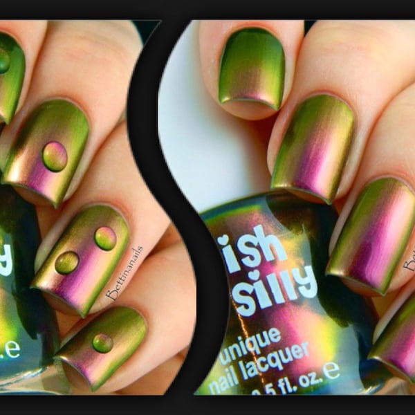 Mega Multichrome (Mystery)  Multi-Color Shifting Polish:  Custom-Blended Glitter Nail Polish / Indie Lacquer / Polish Me Silly