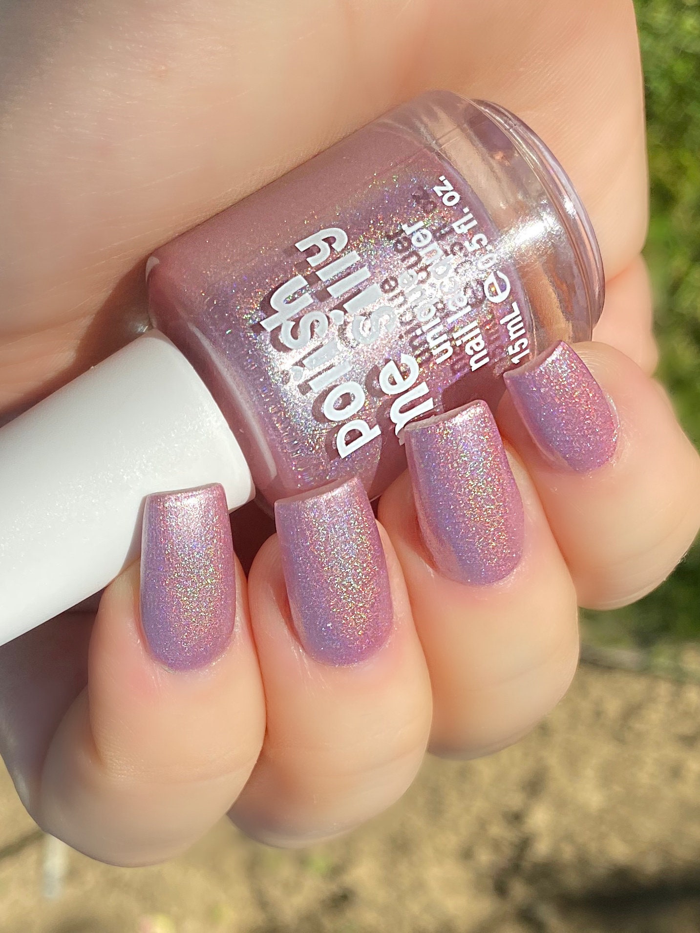 Crazy In Love Purple Holographic Glitter Nail Polish – F.U.N LACQUER