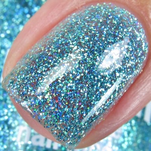 Chill Out- Rainbow Sparkle Collection Glitter Holographic Glitter Indie Nail Polish Glitter Lacquer Varnish Water Marble Stamping Nails