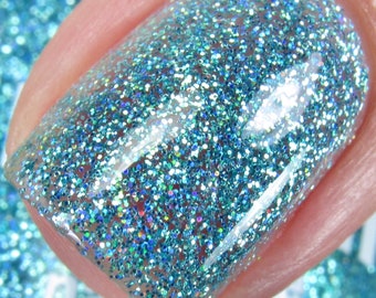 Chill Out- Rainbow Sparkle Collection Glitzer Holographic Glitter Indie Nagellack Glitzer Lack Lack Wasser Marmor Stamping Nägel