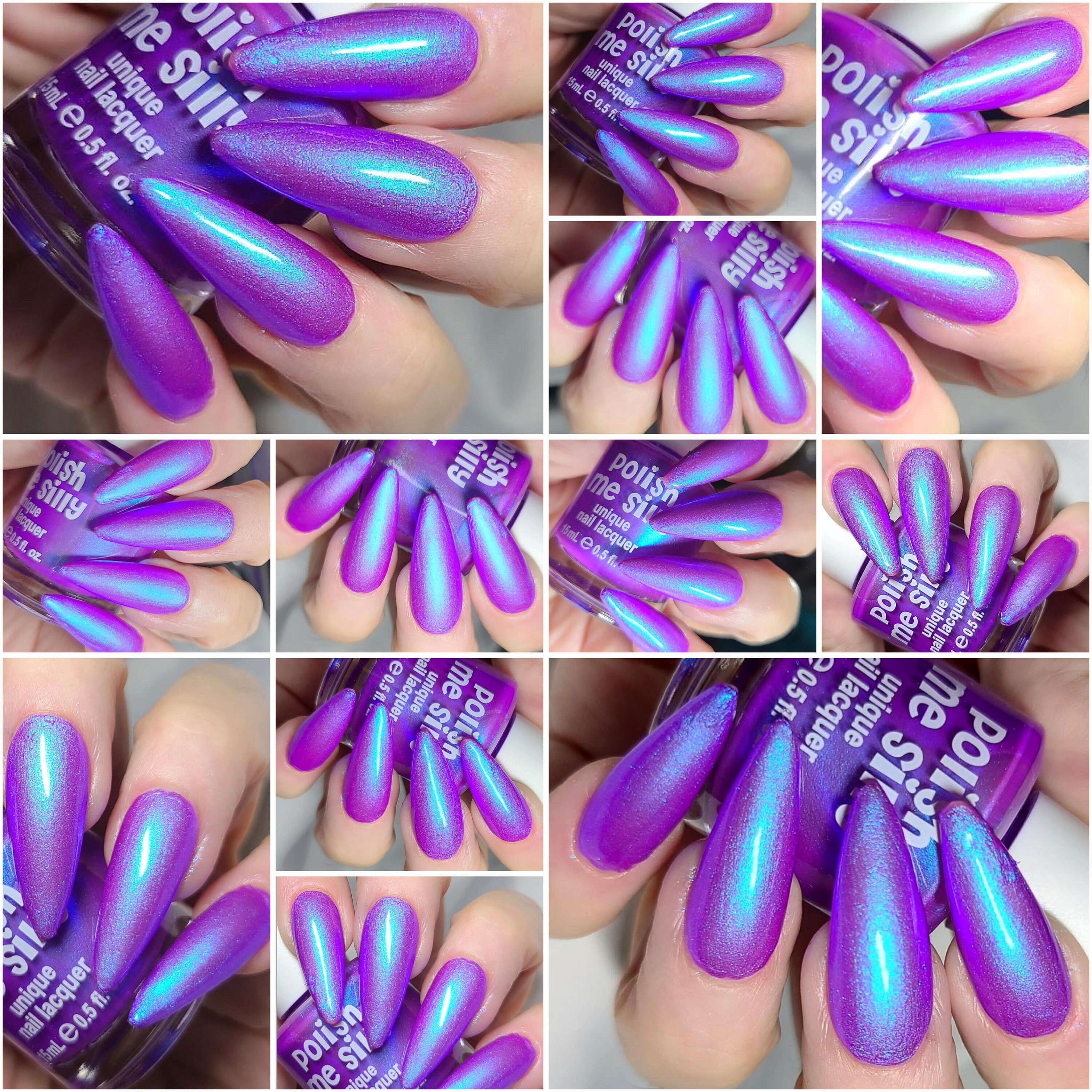Glow 2 the Top- Neon Purple Blue 