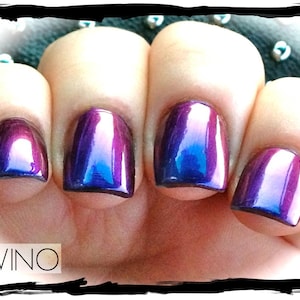 Mega Multichrome (Vino)  Multi-Color Shifting Polish:  Custom-Blended Glitter Nail Polish / Indie Lacquer / Polish Me Silly