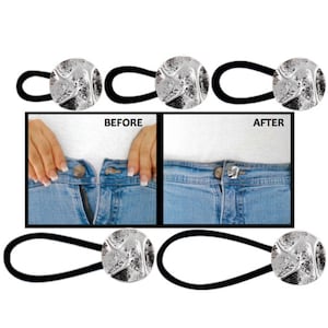 Expandeez • 5 pcs Waistband Expander / PRE-PACKED / Metal / Pants & Jeans / Pants Extender / Men / Women / Maternity / Pregnancy / Children