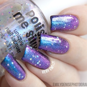 Multichrome Topper - MIND BLOWING - Color Changing Polish:  Custom-Blended Glitter Nail Polish / Indie Lacquer / Polish Me Silly