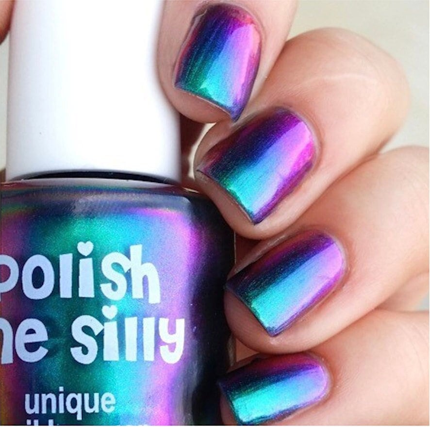 Paradise by Polish Me Silly Oil Slick Mega Multichrome - Etsy Polska