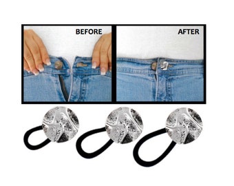 Expandeez • 3 pcs Waistband Expander / PRE-PACKED / Metal / Pants & Jeans / Pants Extender / Men / Women / Maternity / Pregnancy / Children