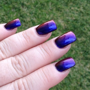 Multichrome (Mesmerizing)  Multi-Color Shifting Polish:  Custom-Blended Glitter Nail Polish / Indie Lacquer / Polish Me Silly
