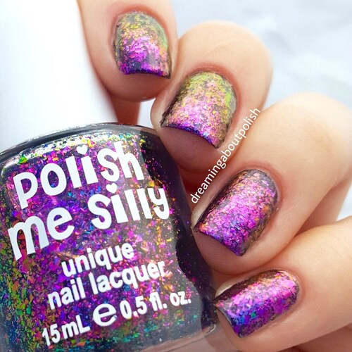 Flakie-iris Topcoat larger Flakesmulti-color Shifting - Etsy