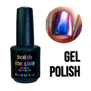 UV Led GEL Nail Polish - (Vino) Mega Multi-chrome Shifting Polish:  Custom-Blended Glitter Nail Polish / Indie Lacquer / Polish Me Silly