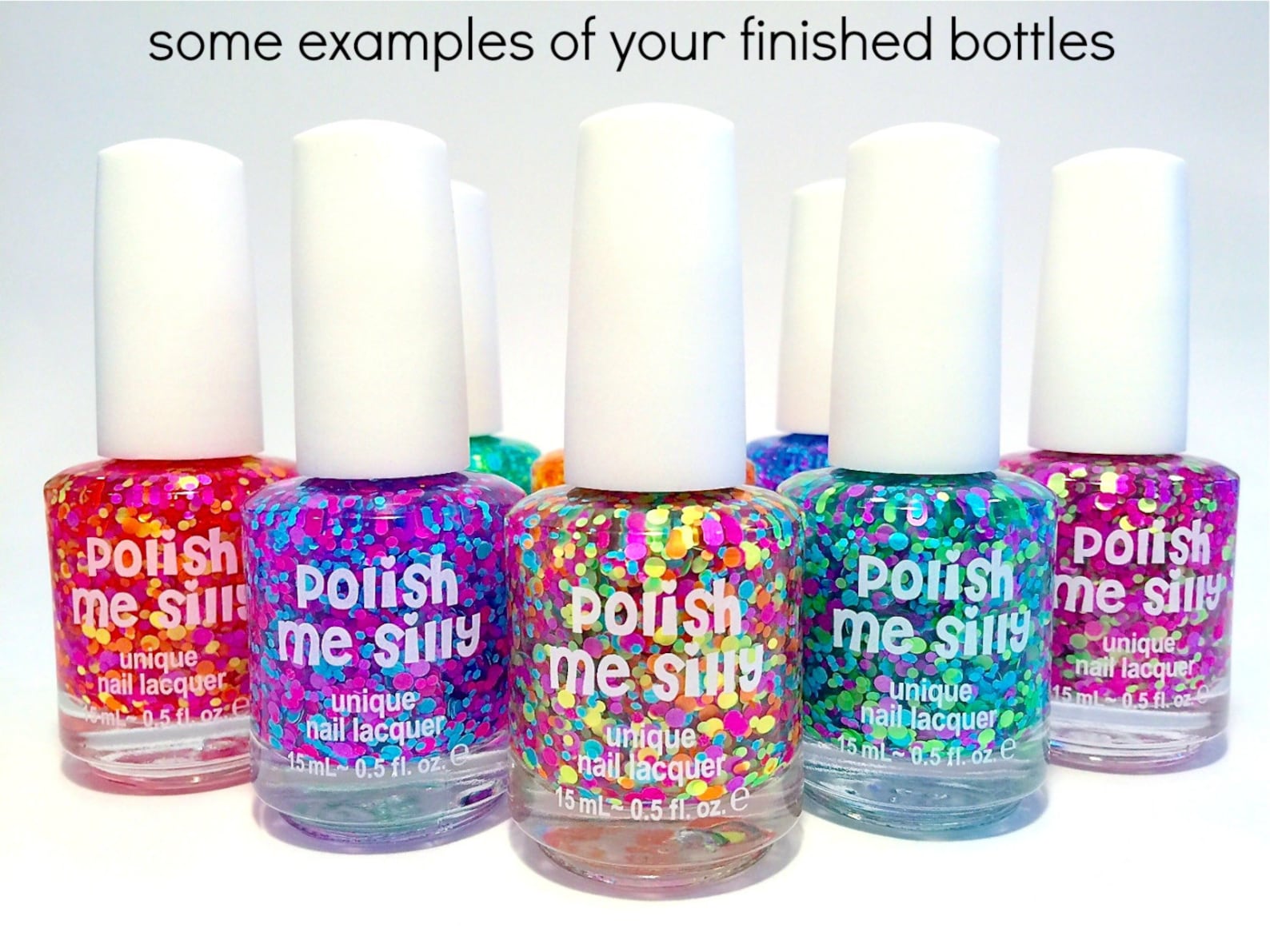 CREATE Your Own Nail Polish Kit DIY RAINBOW Neon Etsy