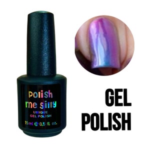 UV Led GEL Nail Polish - ENVY Mega Multichrome  Multi-Color Shifting Polish Glitter Nail Polish / Indie Lacquer / Polish Me Silly