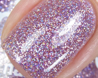 Show Off- Rainbow Sparkle Collection Glitter Holographic Glitter Indie Nagellack Glitzer Lack Lack Wasser Marmor Stamping Nägel