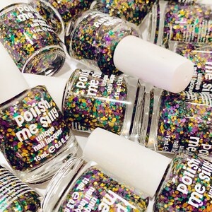 mardi gras gel polish